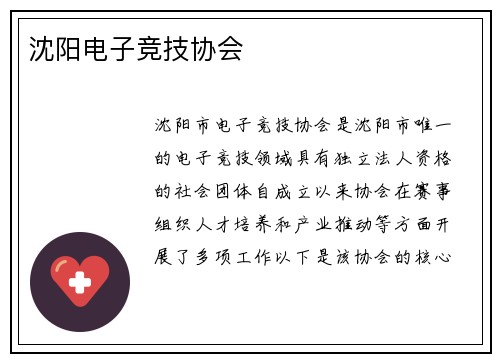 沈阳电子竞技协会
